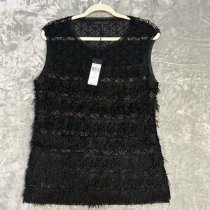 Black Auden Sleeveless BCBGMaxazria Top NWT Size Large